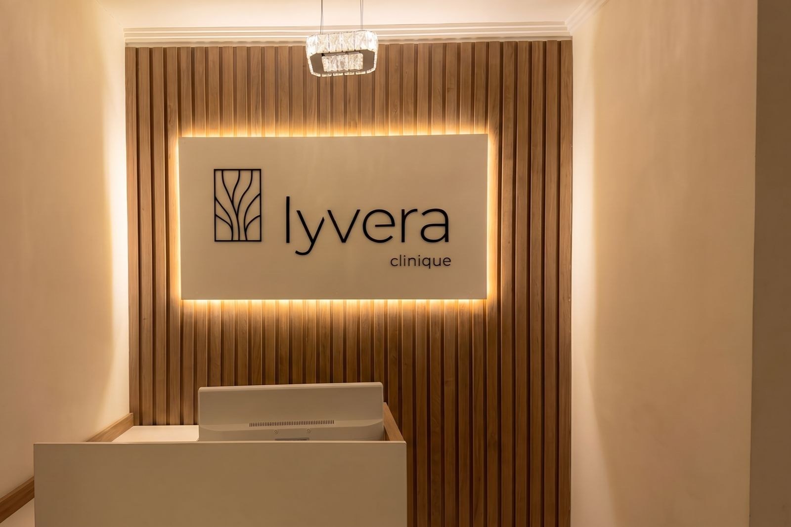 Recepção da Lyvera Clinique em Campo Grande, RJ